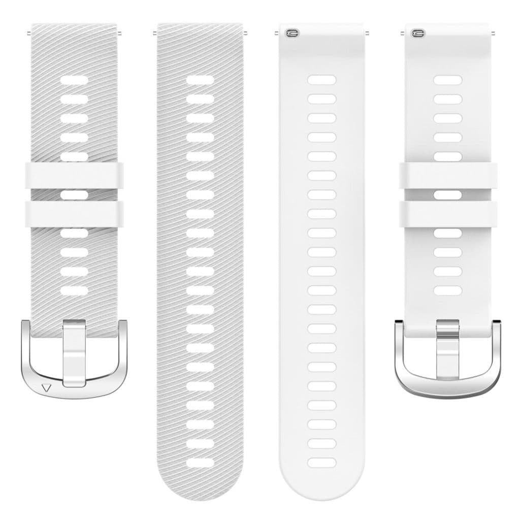 Garmin VivoMove/Venu/VivoActive/Forerunner etc. Klockarmband i silikon - Vit - Bild 5