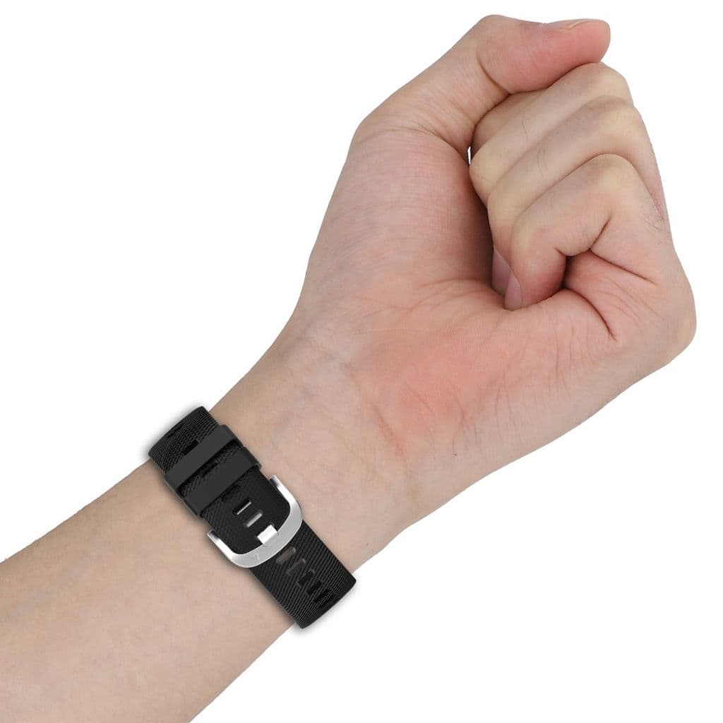Garmin VivoMove/Venu/VivoActive/Forerunner etc. Klockarmband i silikon - Vit - Bild 6