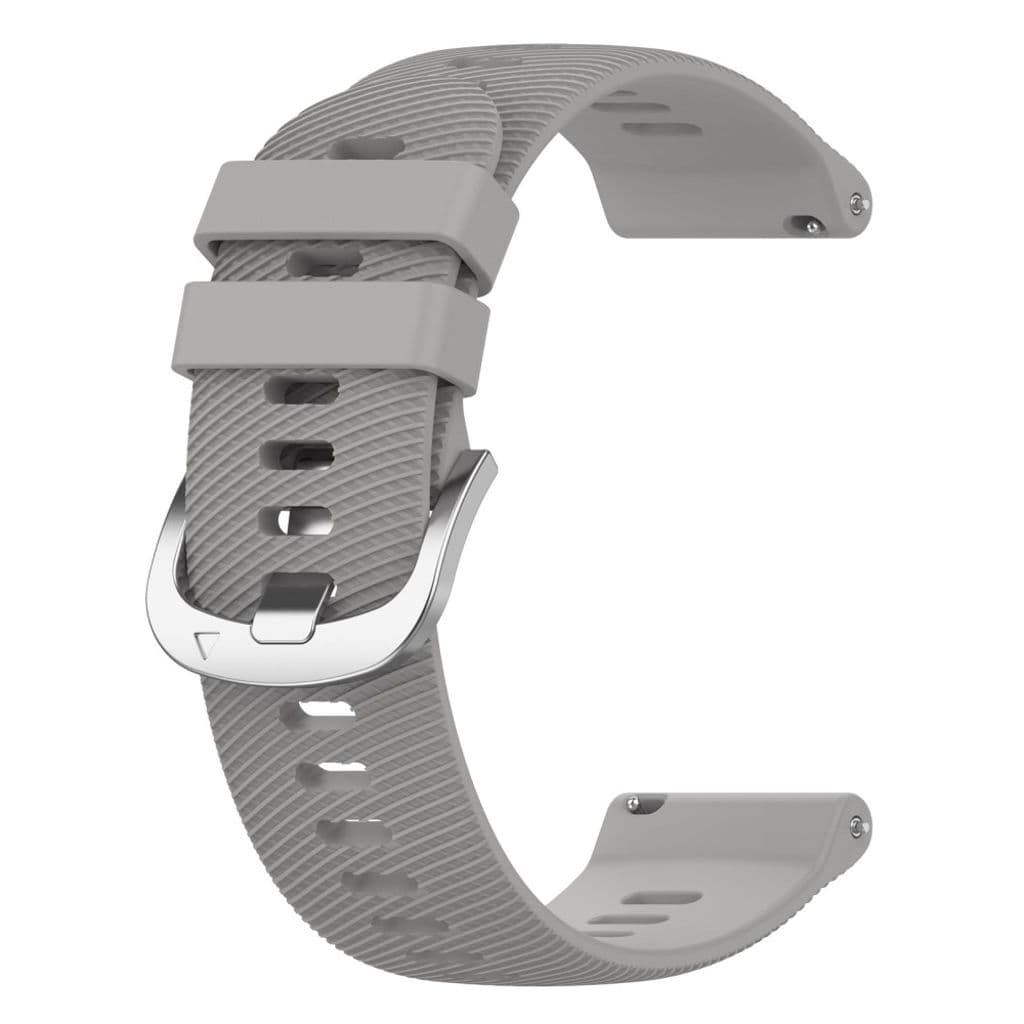 Garmin VivoMove/Venu/VivoActive/Forerunner etc. Klockarmband i silikon - Grå - Bild 2
