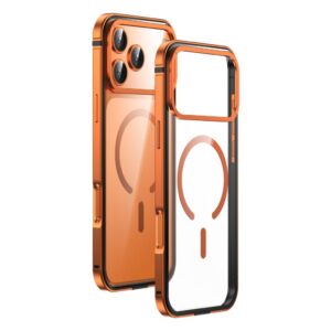 iPhone 17 Pro Max MagSafe Ultratunt Transparent Skal - Orange