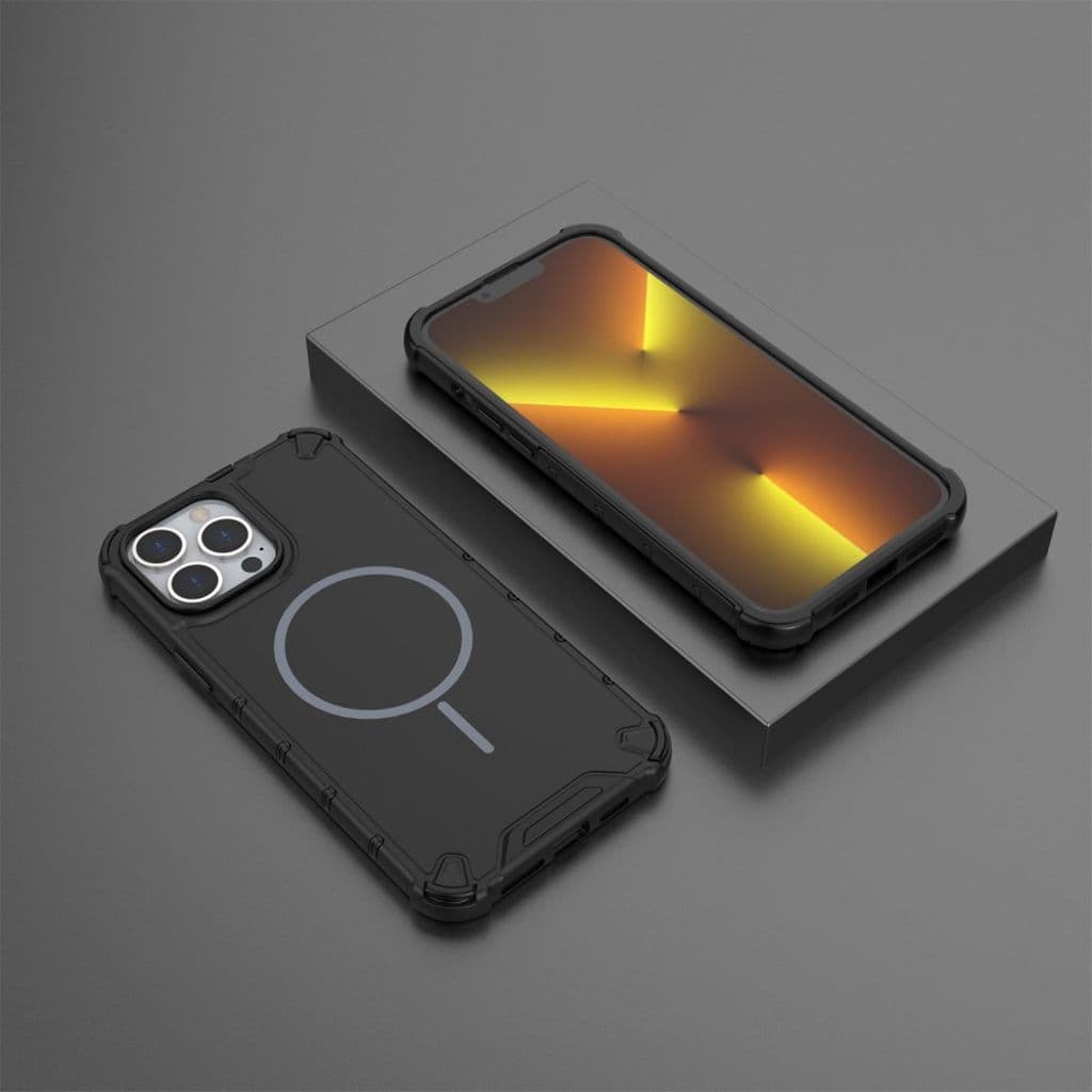 iPhone 14 Pro MagSafe Skal Stötsäker - Svart - Bild 4