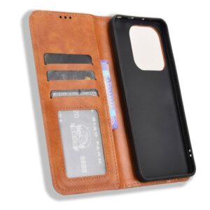 Xiaomi Redmi Note 14 4G Plånboksfodral - Brun
