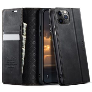 CASEME iPhone 11 Pro Max Plånboksfodral RFID-blockerande – Svart