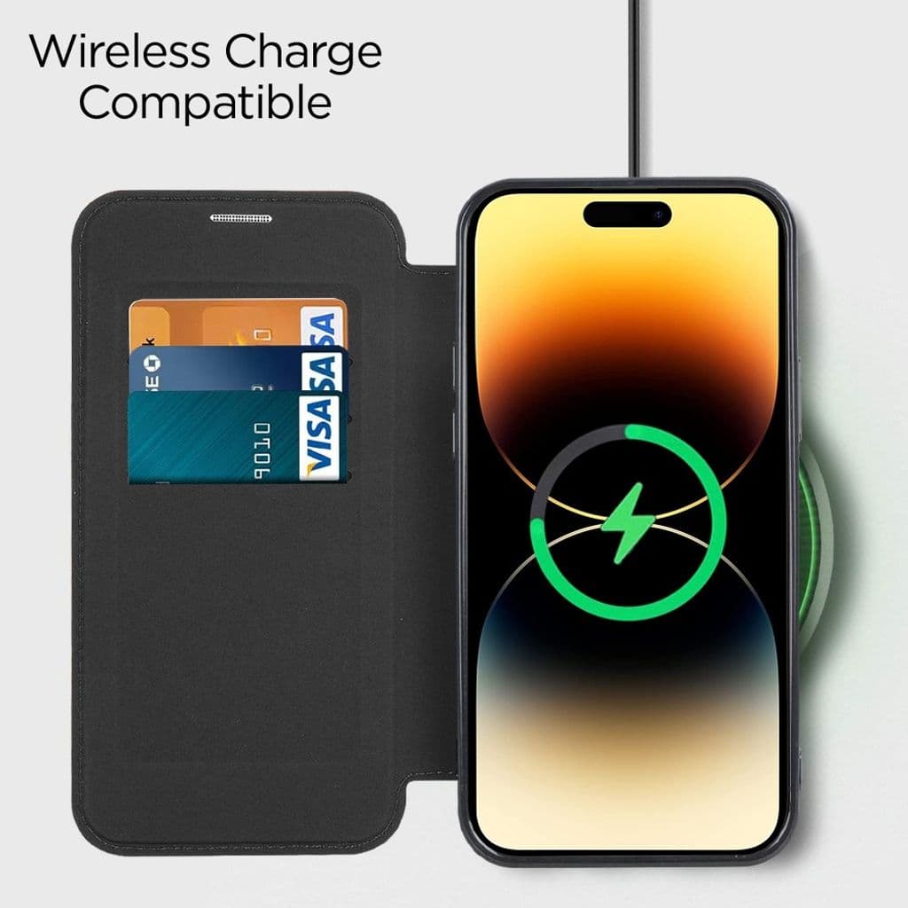 iPhone 14 Pro Plånboksfodral MagSafe RFID-blockerande – Rosa - Bild 9