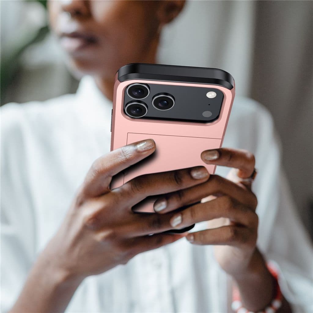 iPhone 17 Pro Skal med kortfack - Roséguld - Bild 7