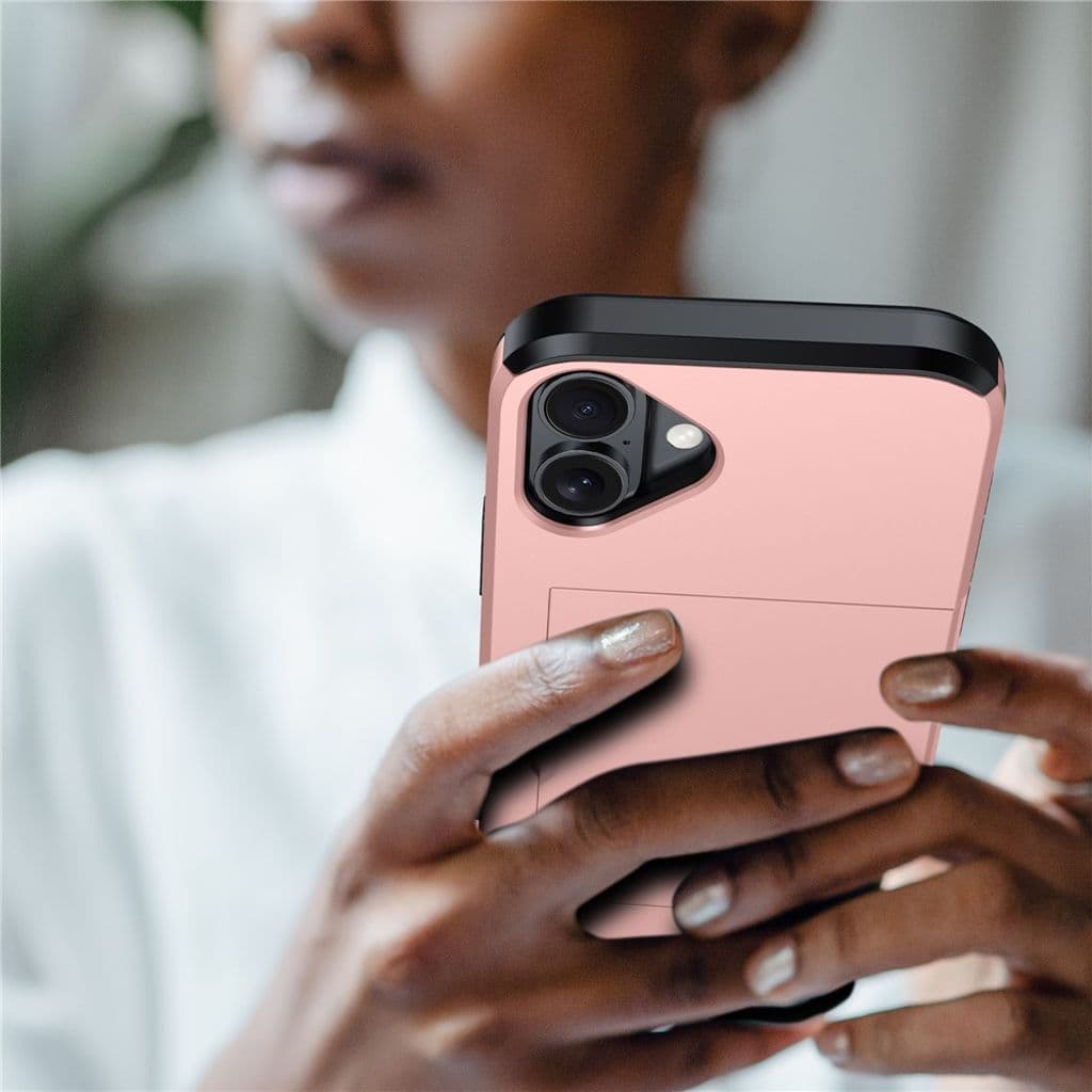 iPhone 17 Skal med kortfack - Roséguld - Bild 7