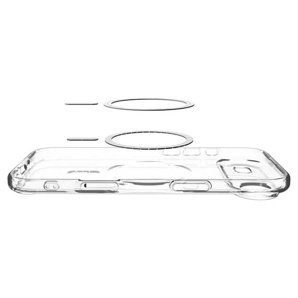 Spigen Ultra Hybrid MagSafe Skal till iPhone Air - Transparent/Vit - Bild 3