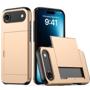 iPhone Air Skal med kortfack - Gul