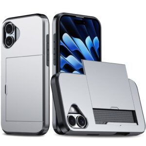 iPhone 17 Skal med kortfack - Grå