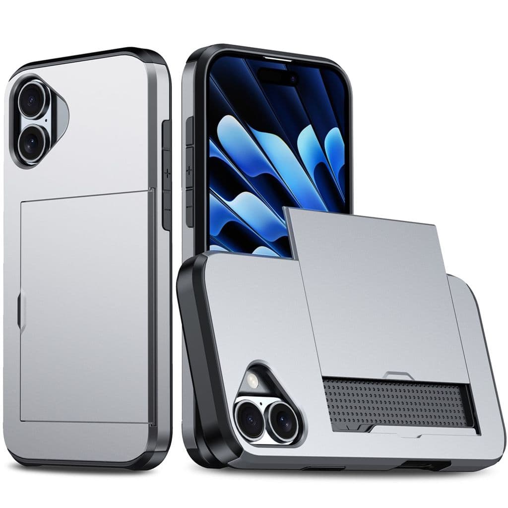 iPhone 17 Skal med kortfack - Grå
