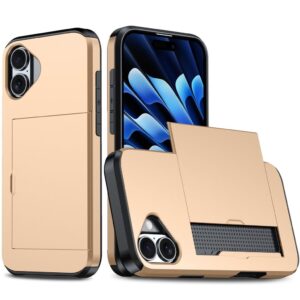iPhone 17 Skal med kortfack - Gul