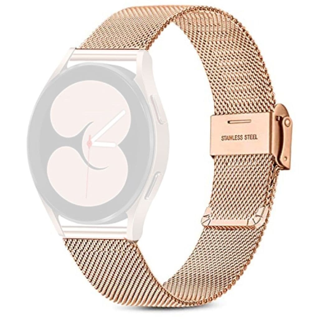 Samsung Galaxy Watch 6/6 Classic/5/5 Pro/4 Milanesiskt Klockarmband - Guld