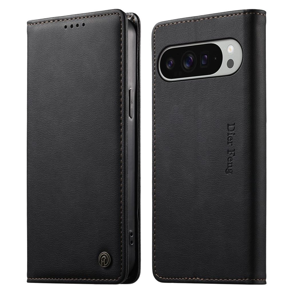 DIETFENG Google Pixel 11 Pro XL Plånboksfodral med RFID-skydd - Svart