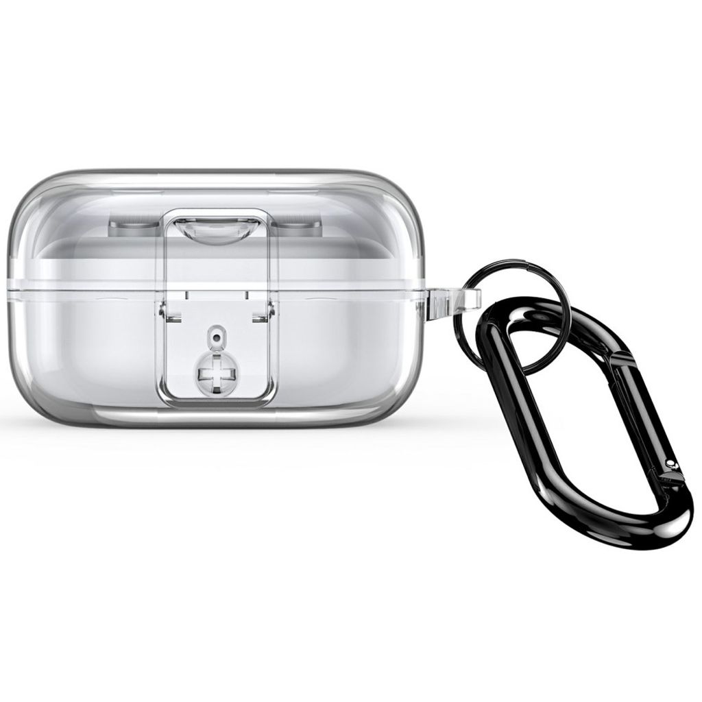 DUX DUCIS Skal med karbinhake till Samsung Galaxy Buds4/Buds4 Pro - Transparent