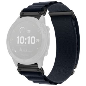 Garmin Fenix 8 Pro/Quatix 8 51mm Sportarmband i nylon - Mörkblå