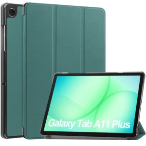 Samsung Galaxy Tab A11 Plus/A9 Plus Fodral - Mörkgrön