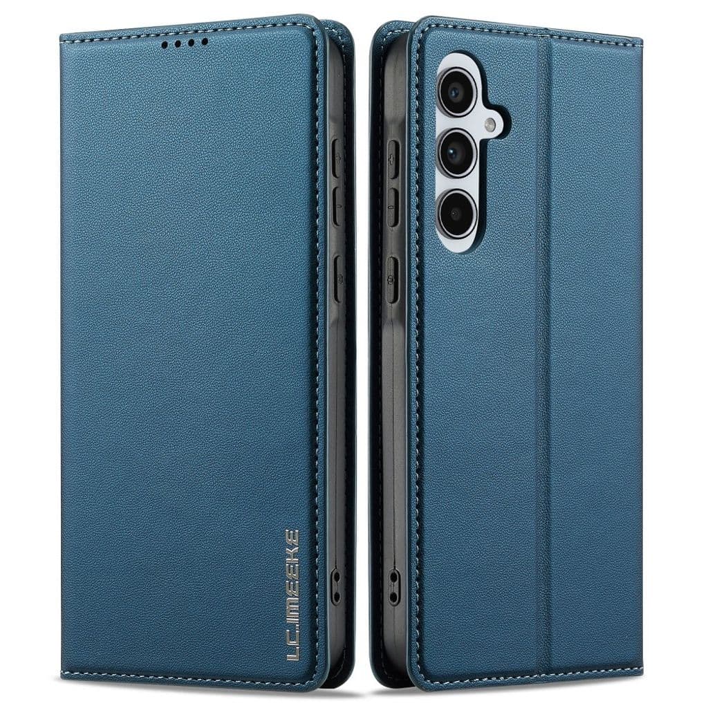 LC.IMEEKE Samsung Galaxy S25 Plånboksfodral - Blå