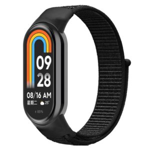 Xiaomi Smart Band 9 NFC/9/8 NFC/8 Armband Nylon - Svart