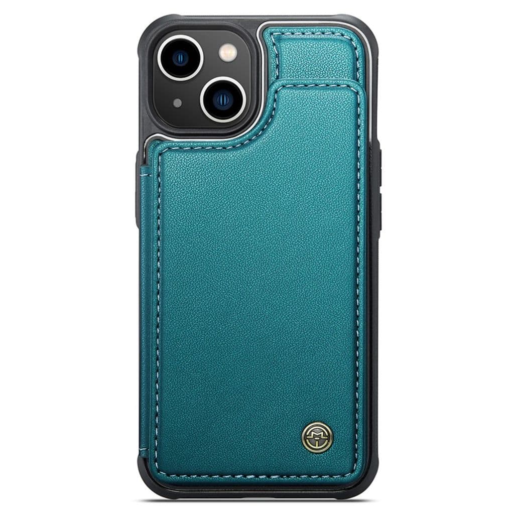 iPhone 13 Plånboksskal CASEME C22 RFID-blockerande - Grön - Bild 2