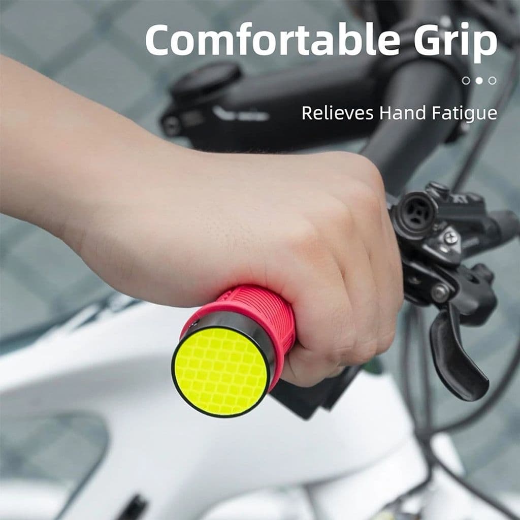 Rockbros cykelgrepp med reflex - röd - Bild 2