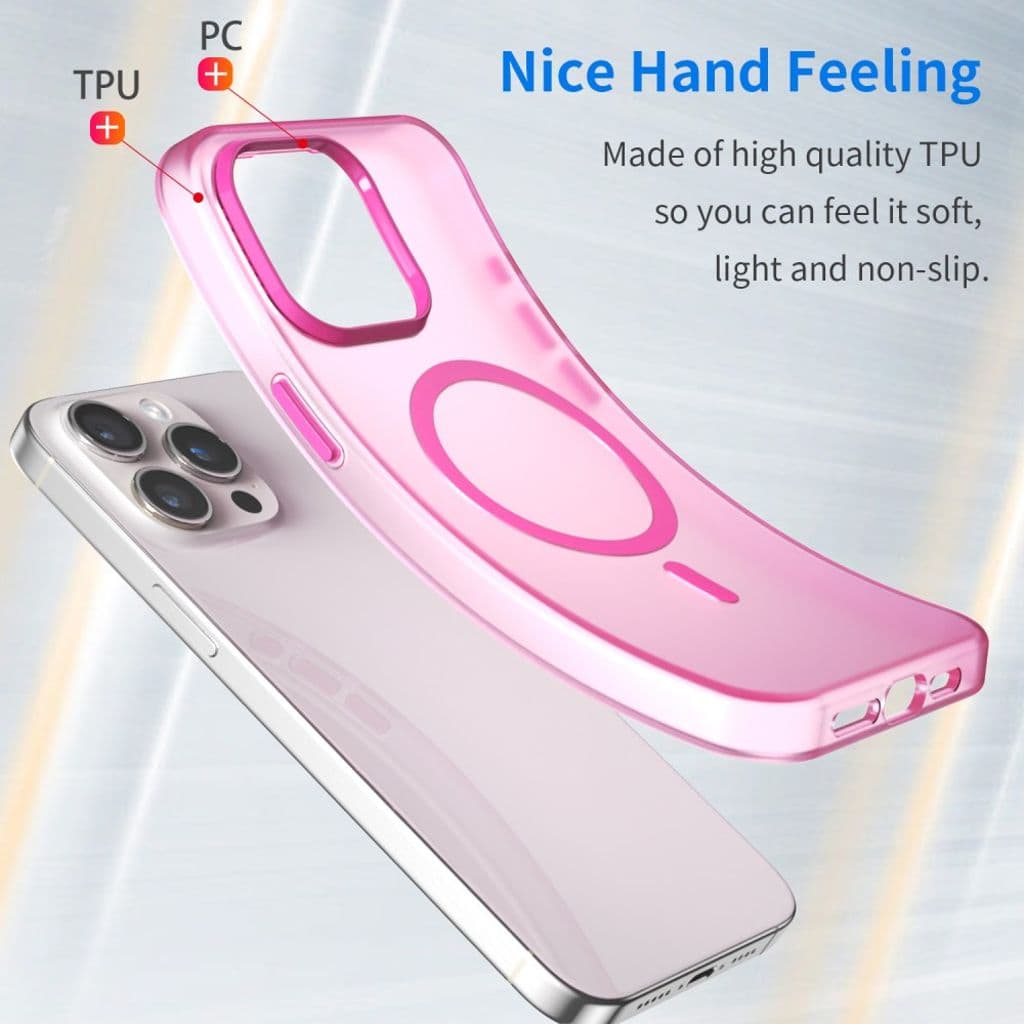 iPhone 15 Pro Max Skal med MagSafe - Rosa - Bild 3