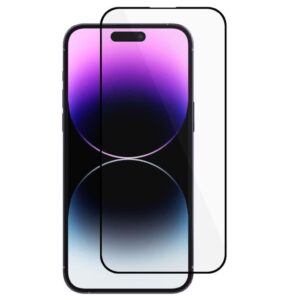iPhone 16 Pro Max skärmskydd med svart ram
