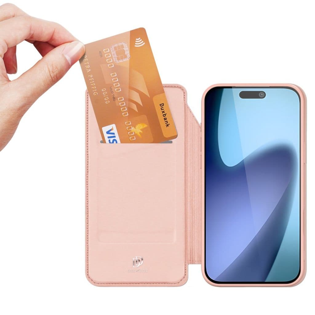 DUX DUCIS iPhone Air Fodral med stativ - Rosa - Bild 2