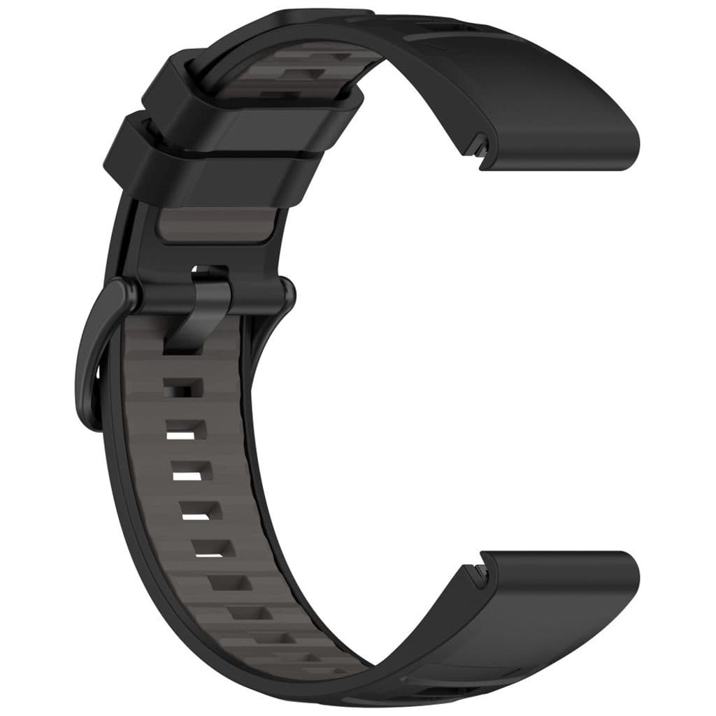 Garmin Fenix 8/Fenix E/Quatix 7 Pro m.fl. Klockarmband – Svart/Grå - Bild 2