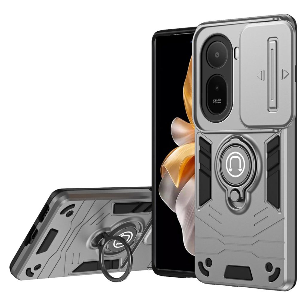 Xiaomi Redmi A7 Pro Skal med Kamera Ringsystem - Grå