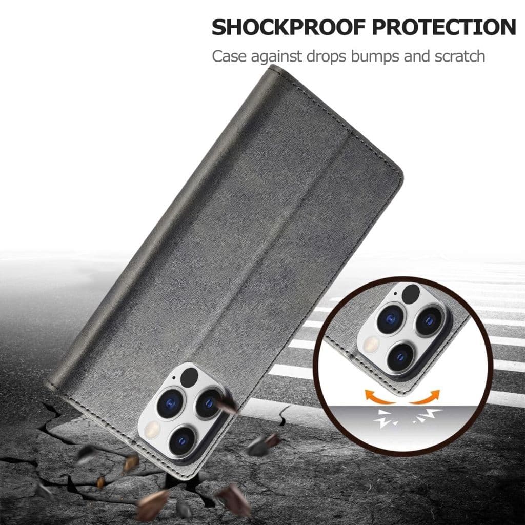 LC.IMEEKE iPhone 15 Pro Max Plånboksfodral - Svart - Bild 5