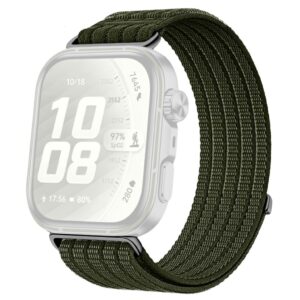 Huawei Watch Fit 5/5 Pro/4/4 Pro/3 Nylonarmband - Mörkgrön