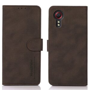 KHAZNEH Samsung Galaxy Xcover 7 Plånboksfodral - Brun
