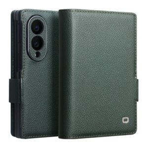QIALINO Samsung Galaxy Z Fold8 Plånboksfodral riktigt läder - Grön