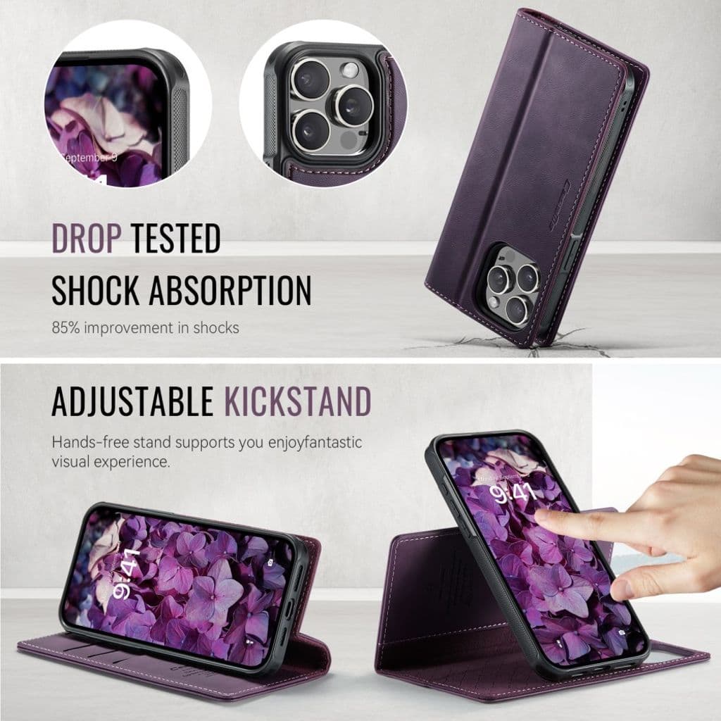 CASEME iPhone 15 Pro Max Fodral med MagSafe - Lila - Bild 5