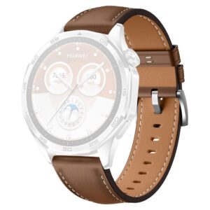 Huawei Watch GT5/GT5 Pro/GT4 46mm Armband i äkta läder - Brun
