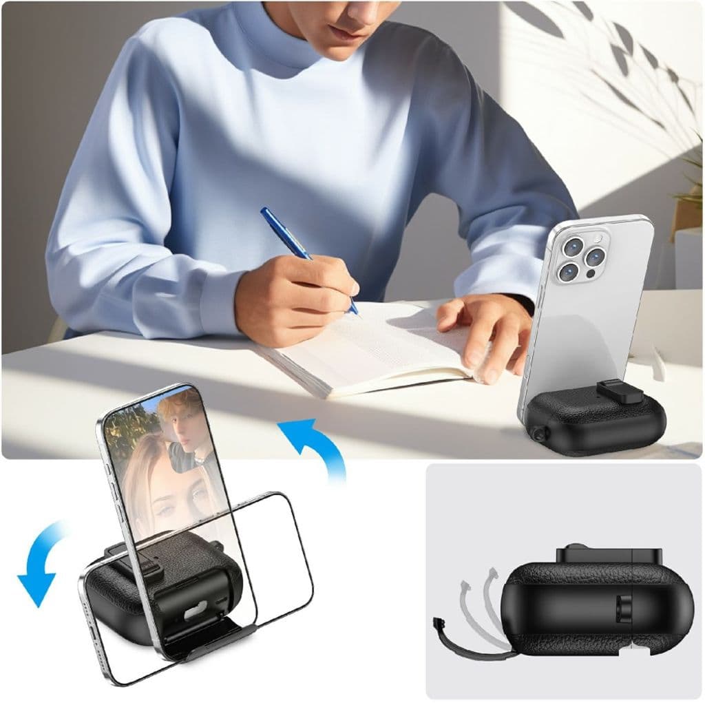 Apple AirPods Pro 3 Skal med stativ - rosa - Bild 3
