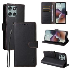 ENKAY HAT PRINCE Motorola Moto G86 5G / G86 Power 5G plånboksfodral - svart