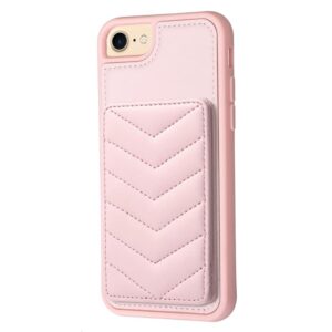 iPhone 6/6s/7/8/SE 2020/2022 Skal med Stativ - Rosa
