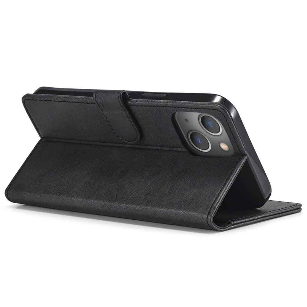 LC.IMEEKE iPhone 14 Plånboksfodral Stativ Stötsäker - Svart - Bild 3