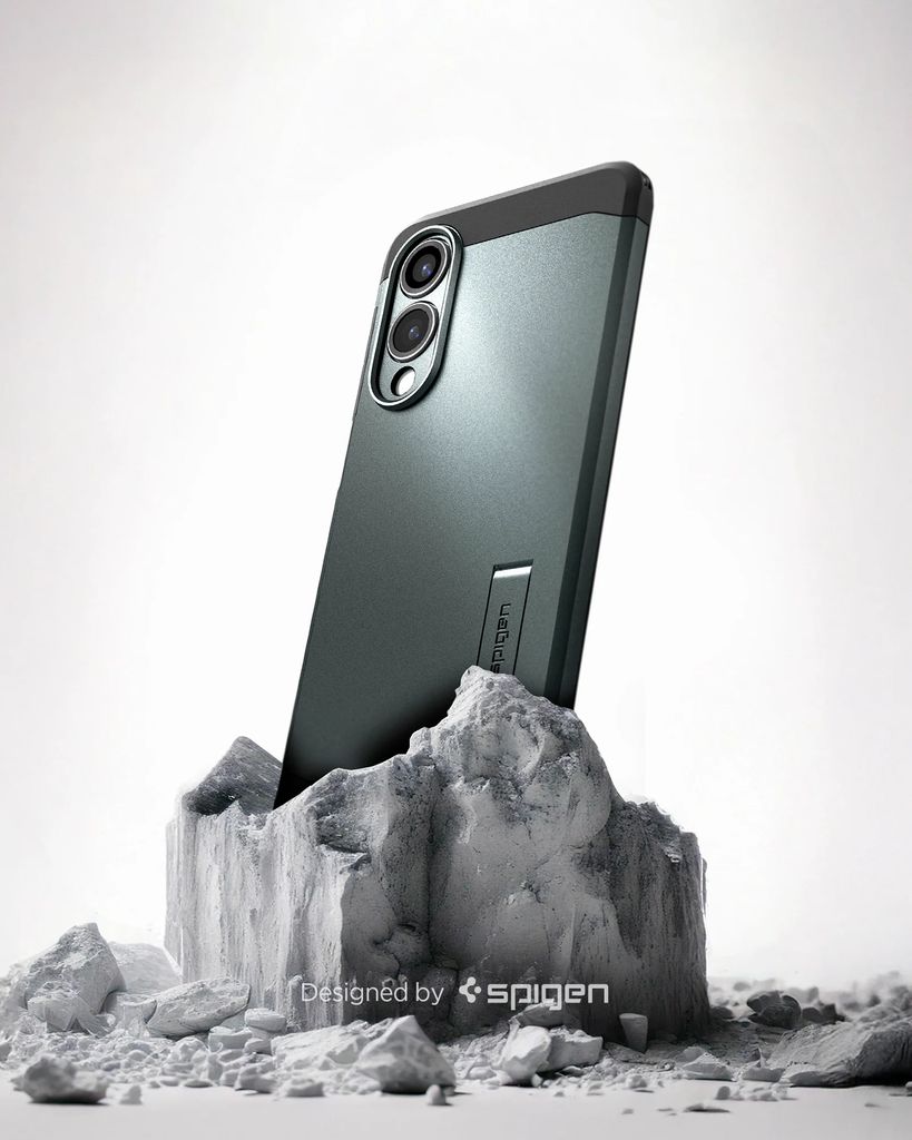 Spigen Samsung Galaxy S25 Edge Tough Armor MagFit Skal - Svart - Bild 4