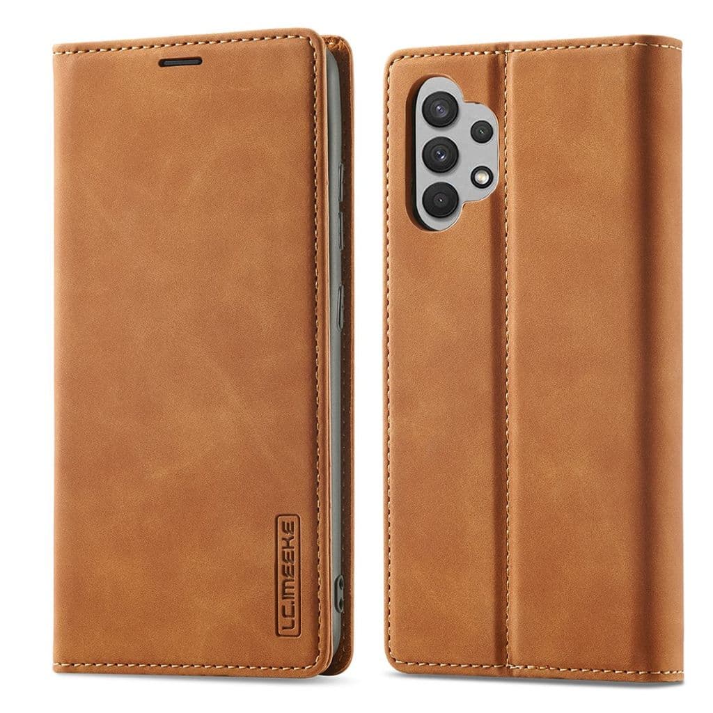 LC.IMEEKE Samsung Galaxy A32 4G Plånboksfodral - Brun