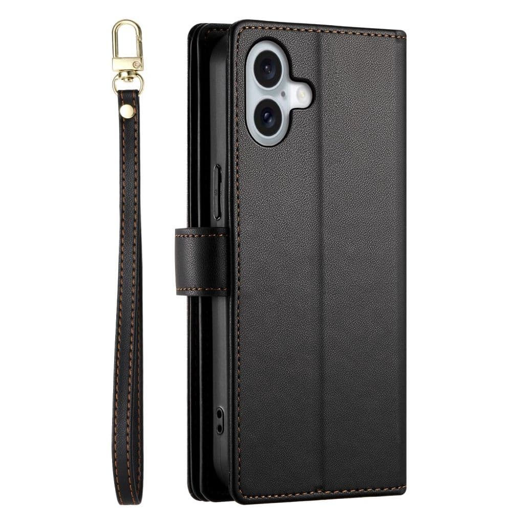 iPhone 17 Plånboksfodral med Bärrem - Svart - Bild 12