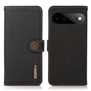 KHAZNEH Google Pixel 11 Pro XL Plånboksfodral med RFID-skydd - Svart