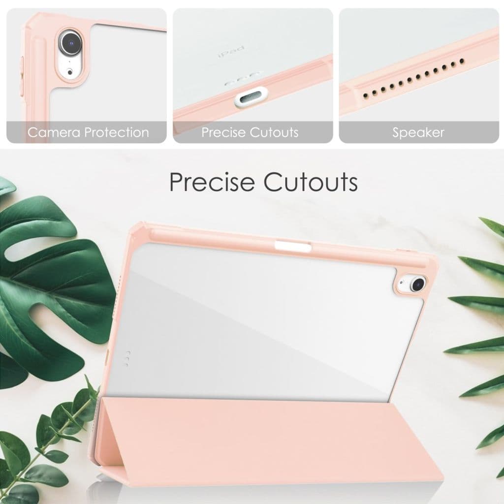 iPad Air 11" 2024/2025 Tri-fold fodral med pennfack - Rosa - Bild 4