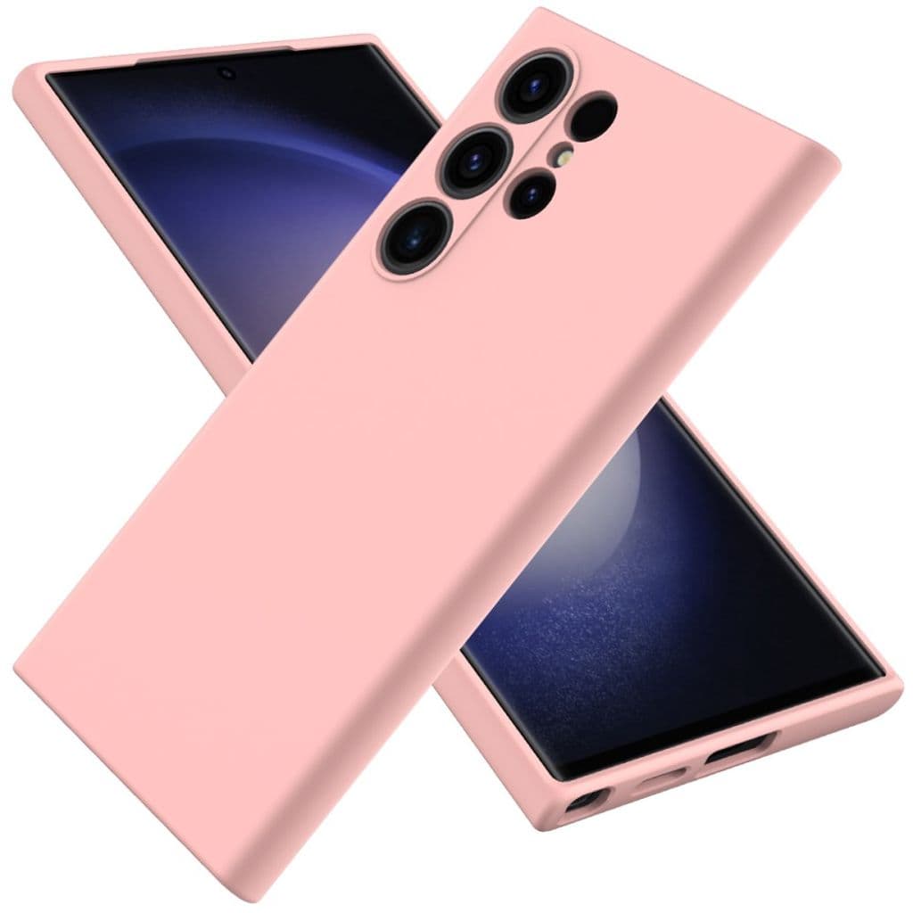 Samsung Galaxy S24 Ultra silikonskal - Rosa