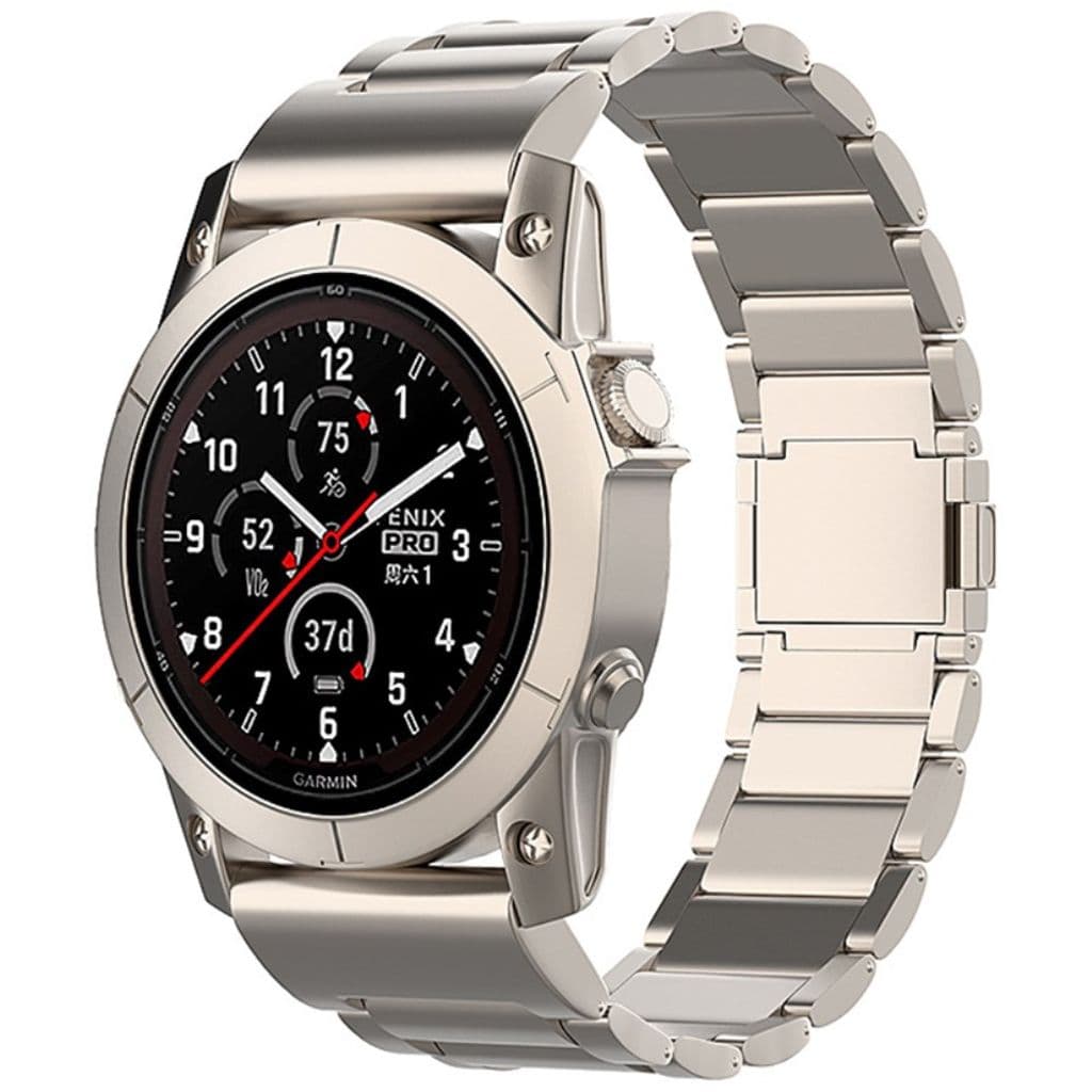 Garmin Fenix 7 etc. Klockarmband med magnetisk stängning - Titan - Bild 2