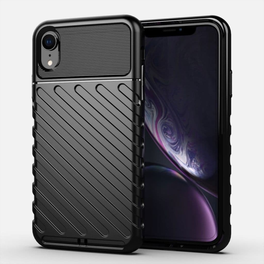 iPhone XR Skal Thunder Series TPU Stötsäker – Svart