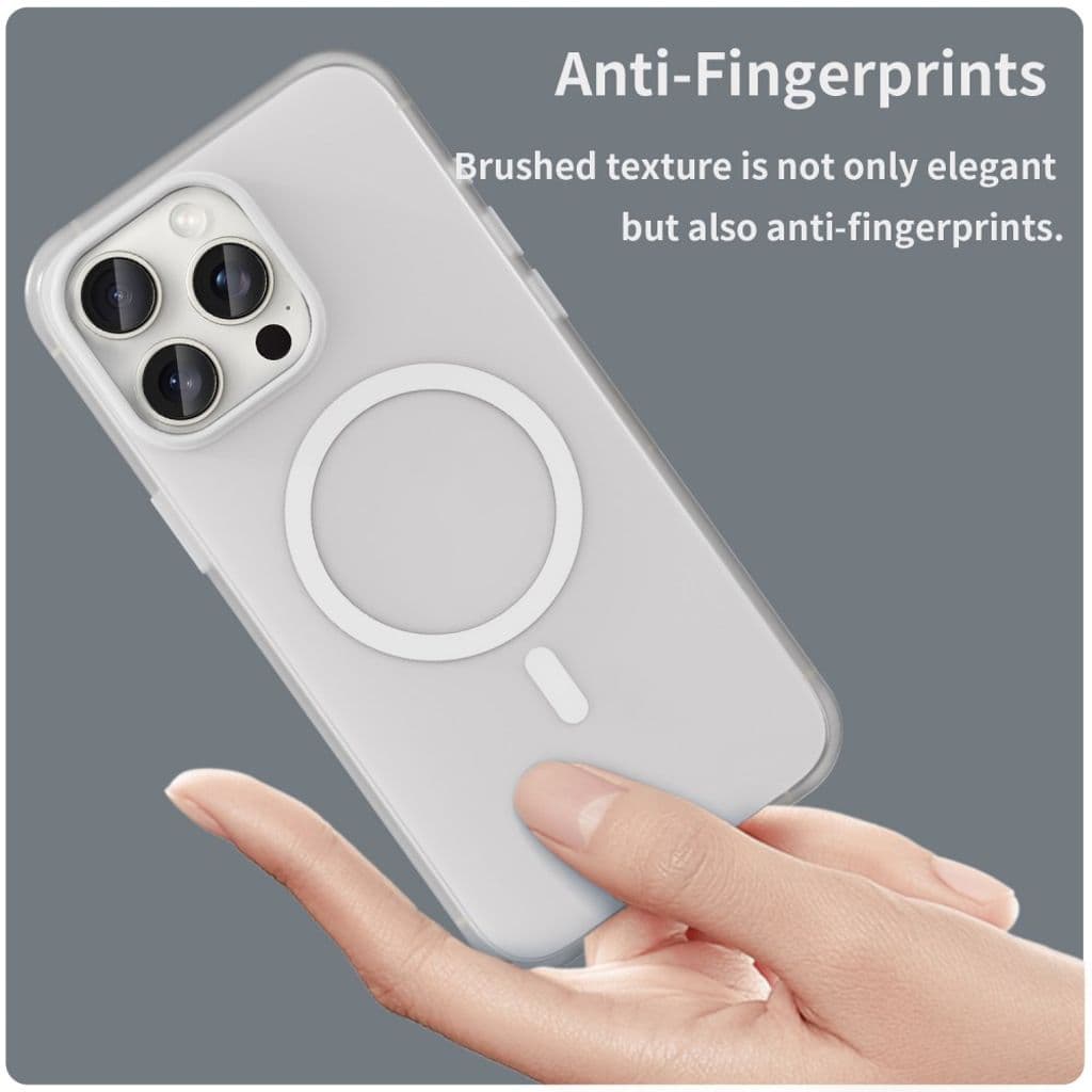 iPhone 15 Pro Max Skal med MagSafe - Vit - Bild 4