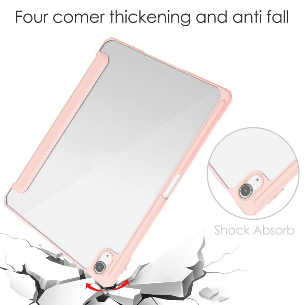 iPad Air 11" 2024/2025 Tri-fold fodral med pennfack - Rosa - Bild 6