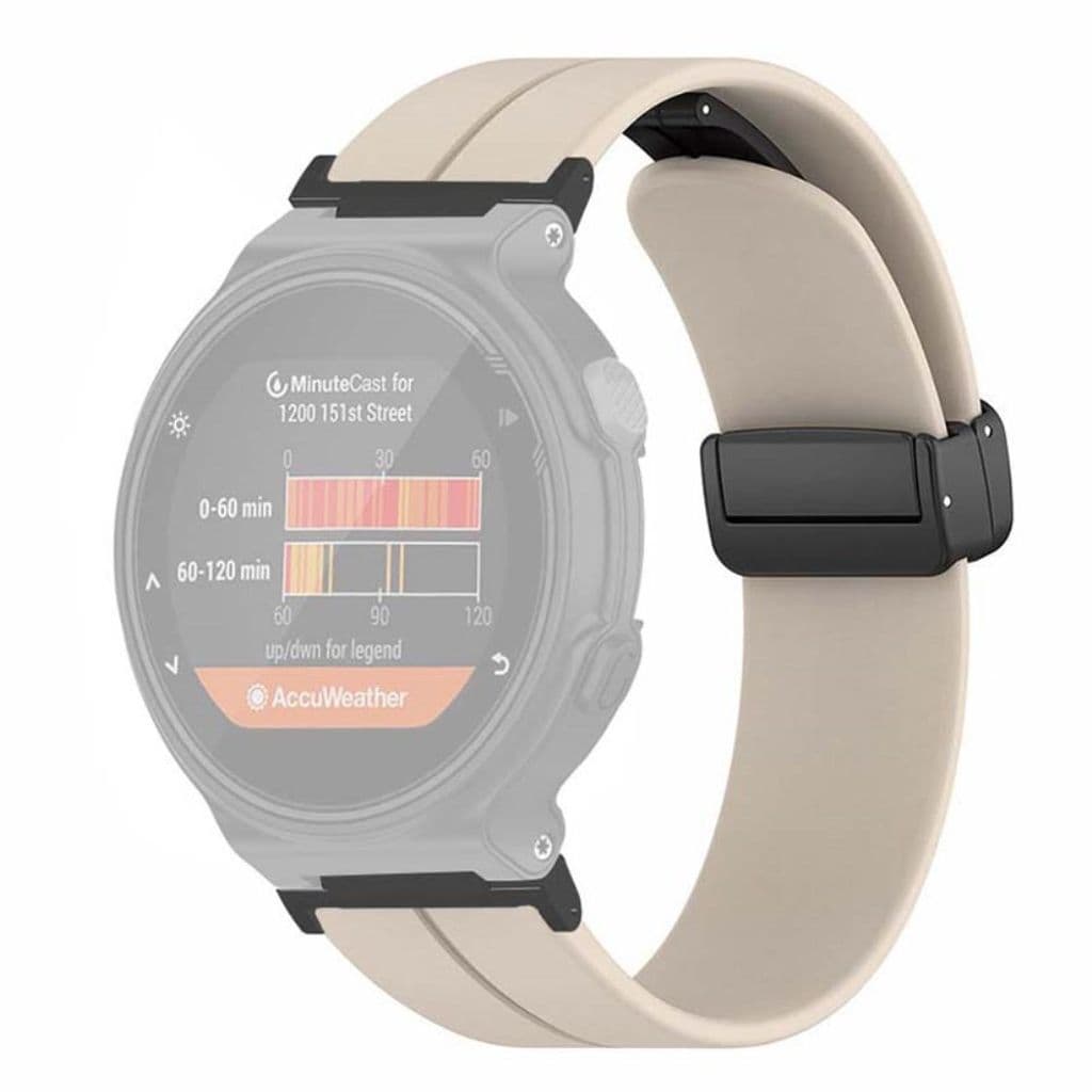 Garmin Forerunner 220/230/235/620/630/735X Klockarmband i silikon - Beige